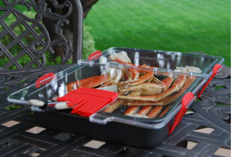 Red SAFE-T-SIRV Travel Lid