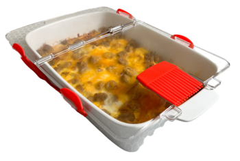 Red SAFE-T-SIRV Travel Lid