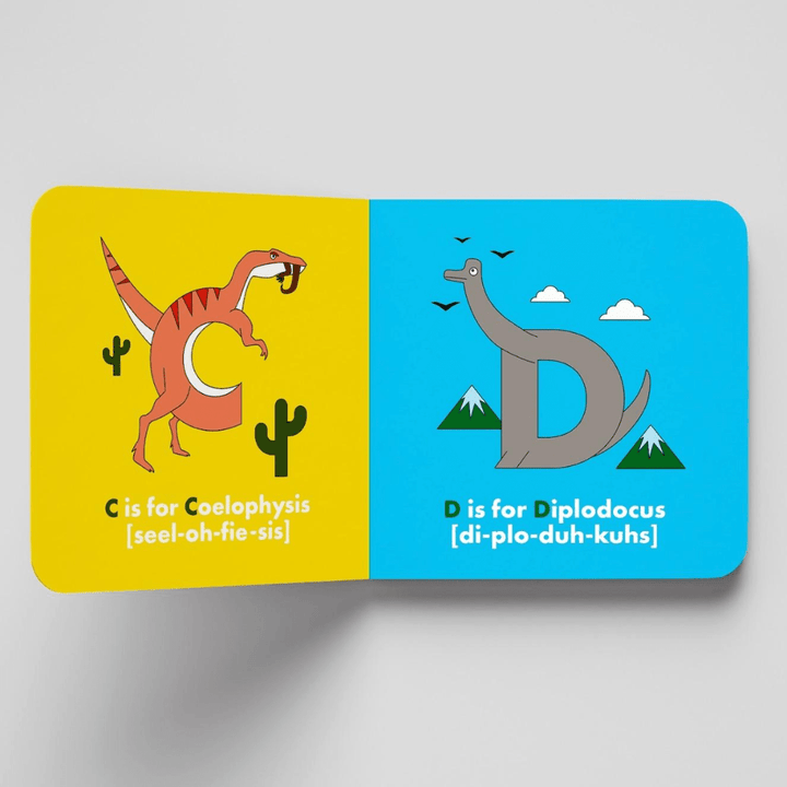 Dino Little Legends Alphabet Board Book