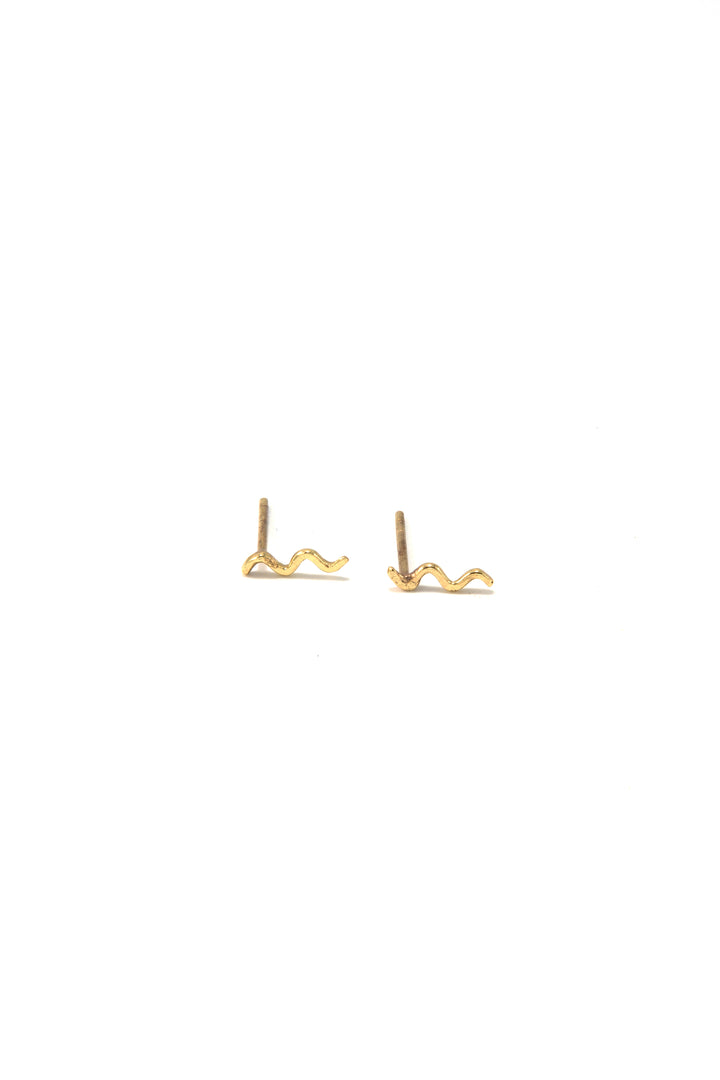 Squiggle Stud Earrings