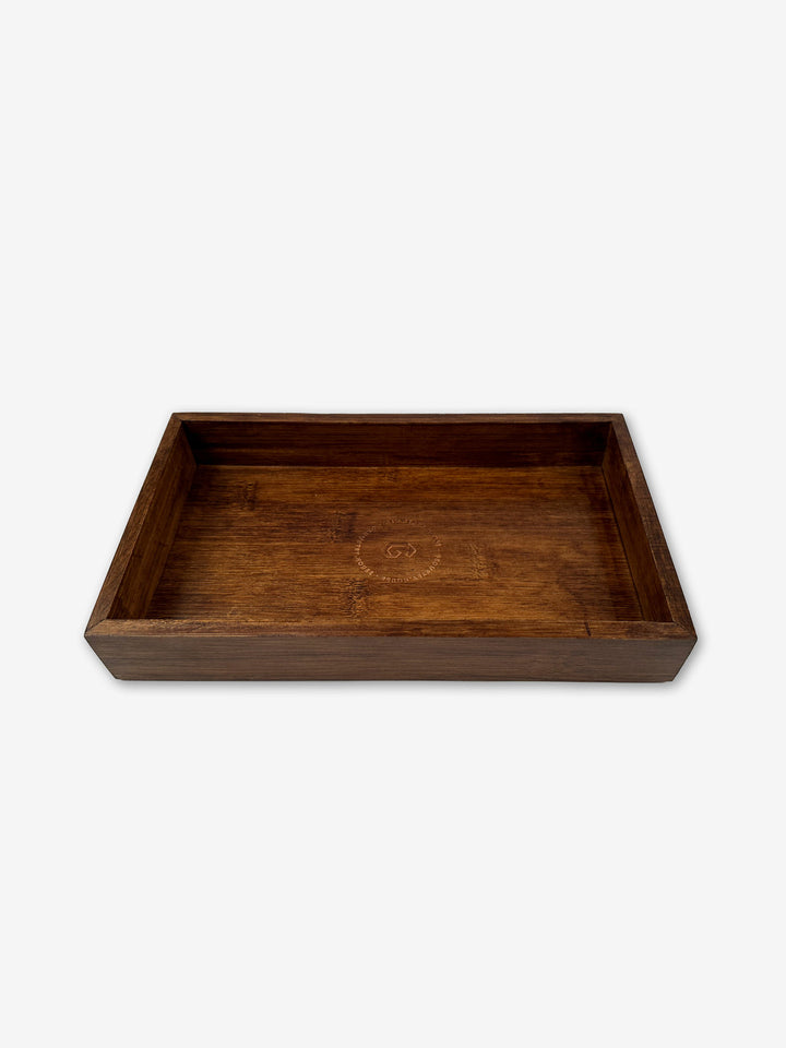 Not Paper Towel Wooden Tray in Brown