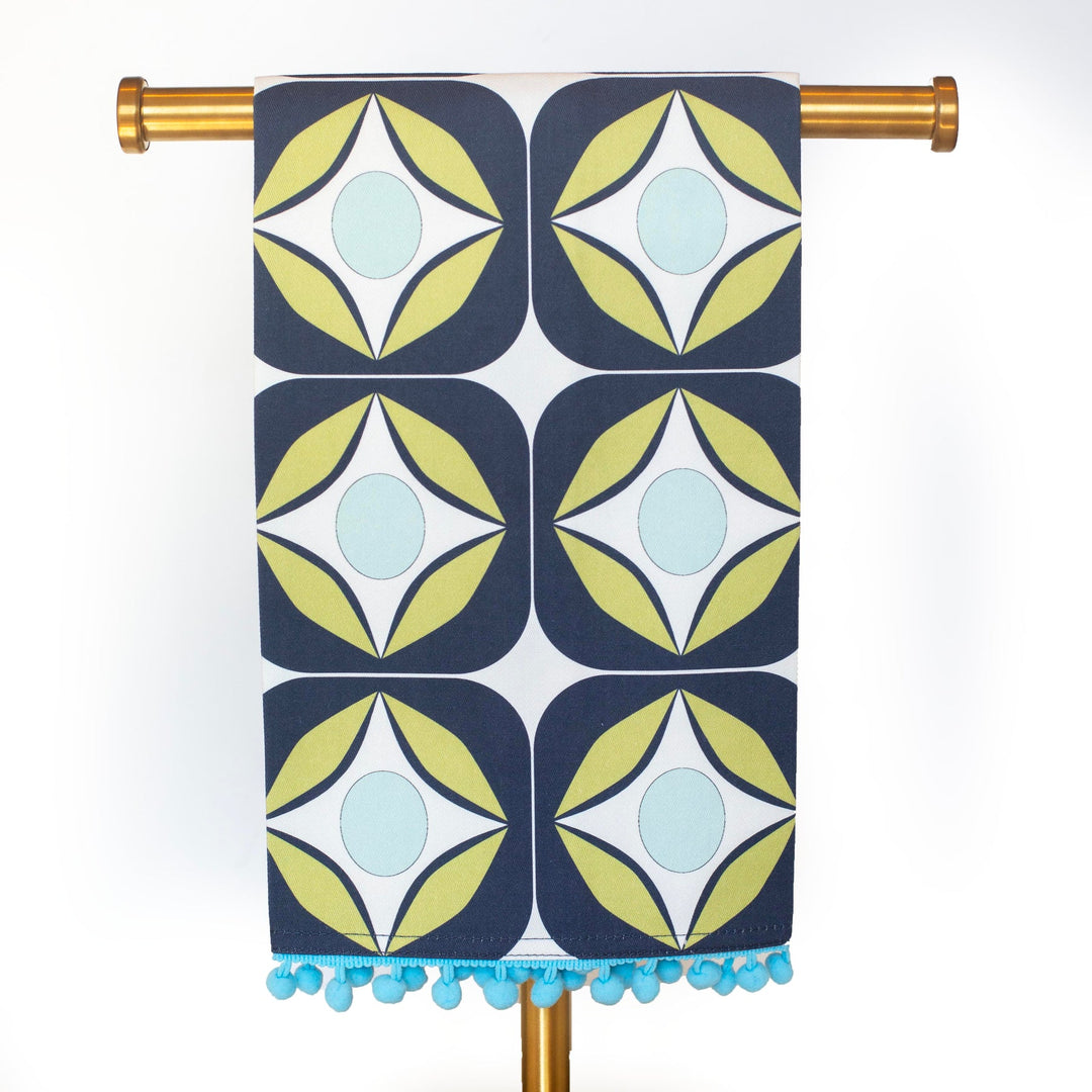 Raindrop Circle Tea Towel