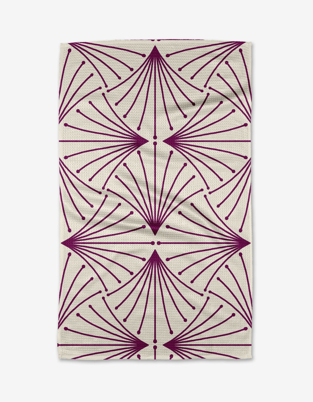 Libby Dark Maroon Kitchen Tea Towel