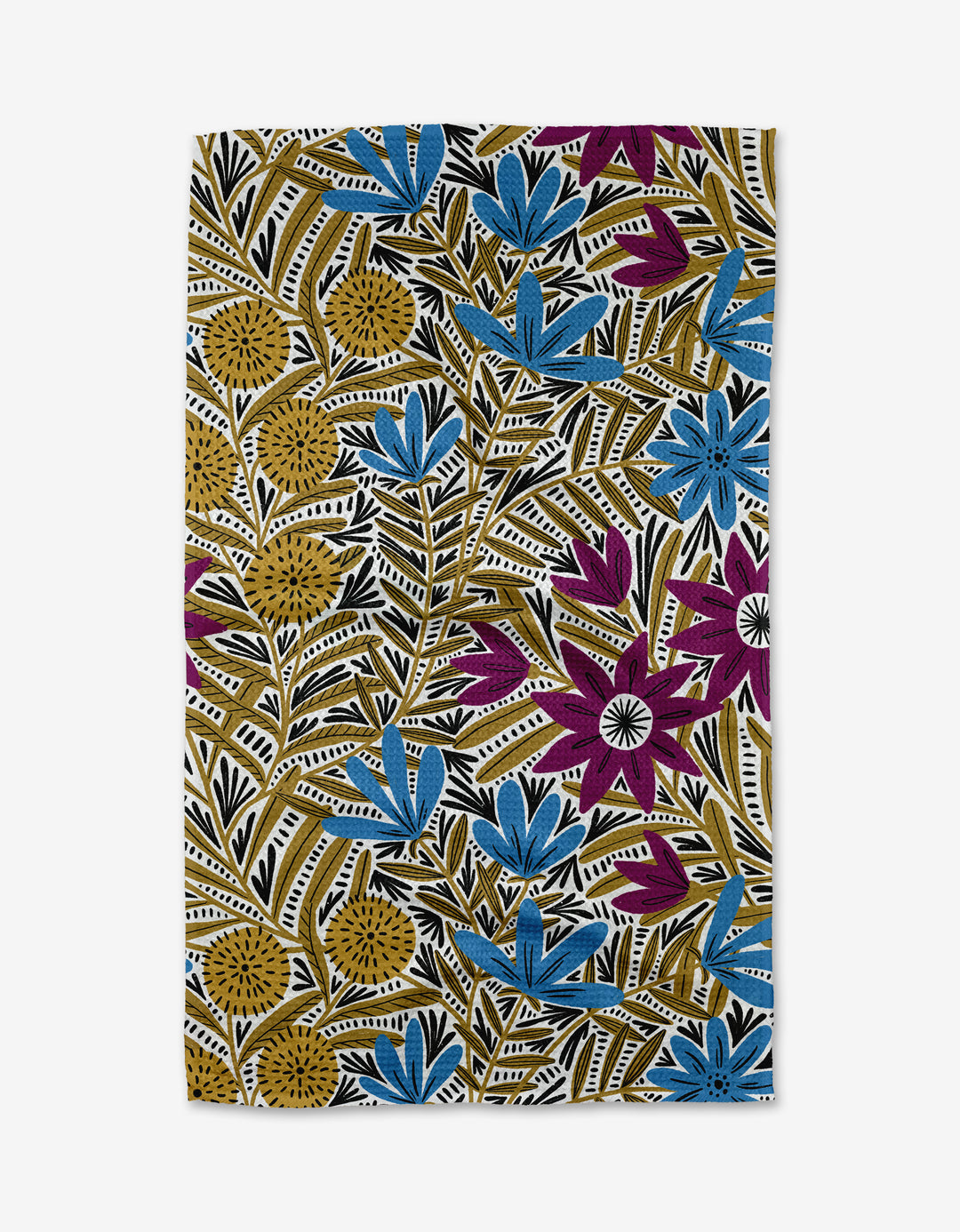 Teagan Dark Maroon Kitchen Tea Towel