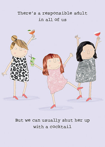 Responsible Girl Birthday Card