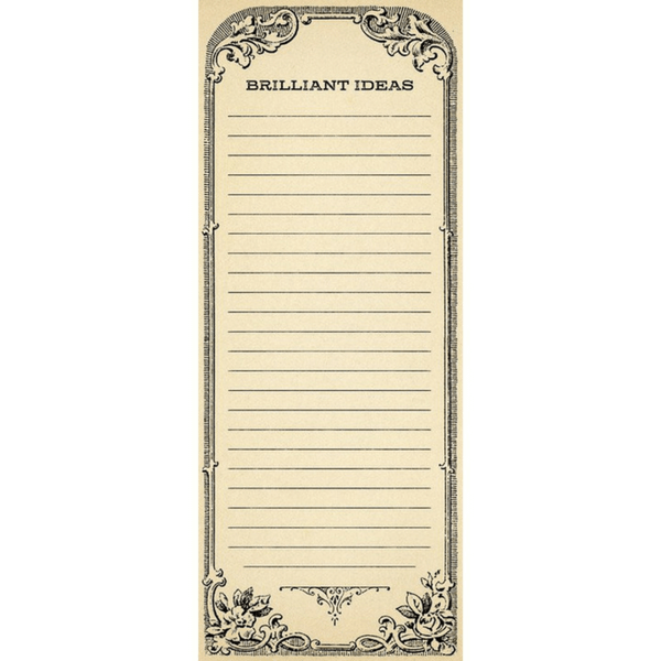 Skinny Notepad - Brilliant Ideas