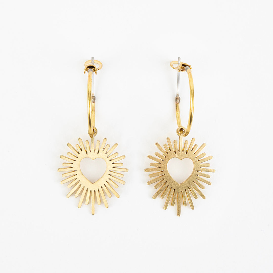 Heart Rays Hoops