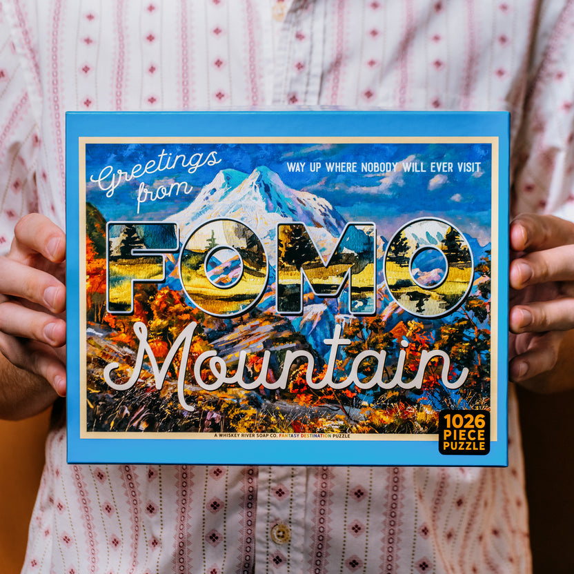Greetings from FOMO Mountain - Funny Puzzle