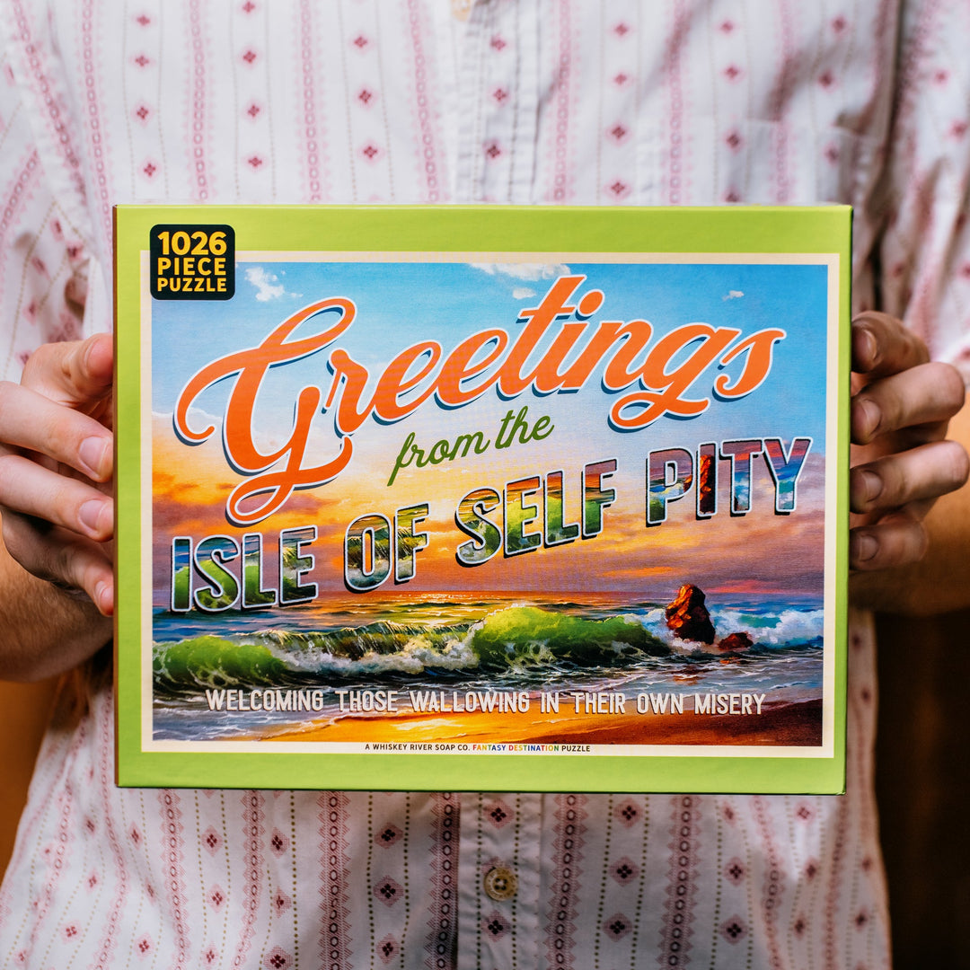 Greetings from The Isle of Self Pity Puzzle - Funny Puzzle