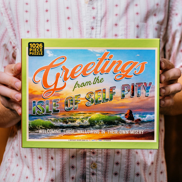 Greetings from The Isle of Self Pity Puzzle - Funny Puzzle