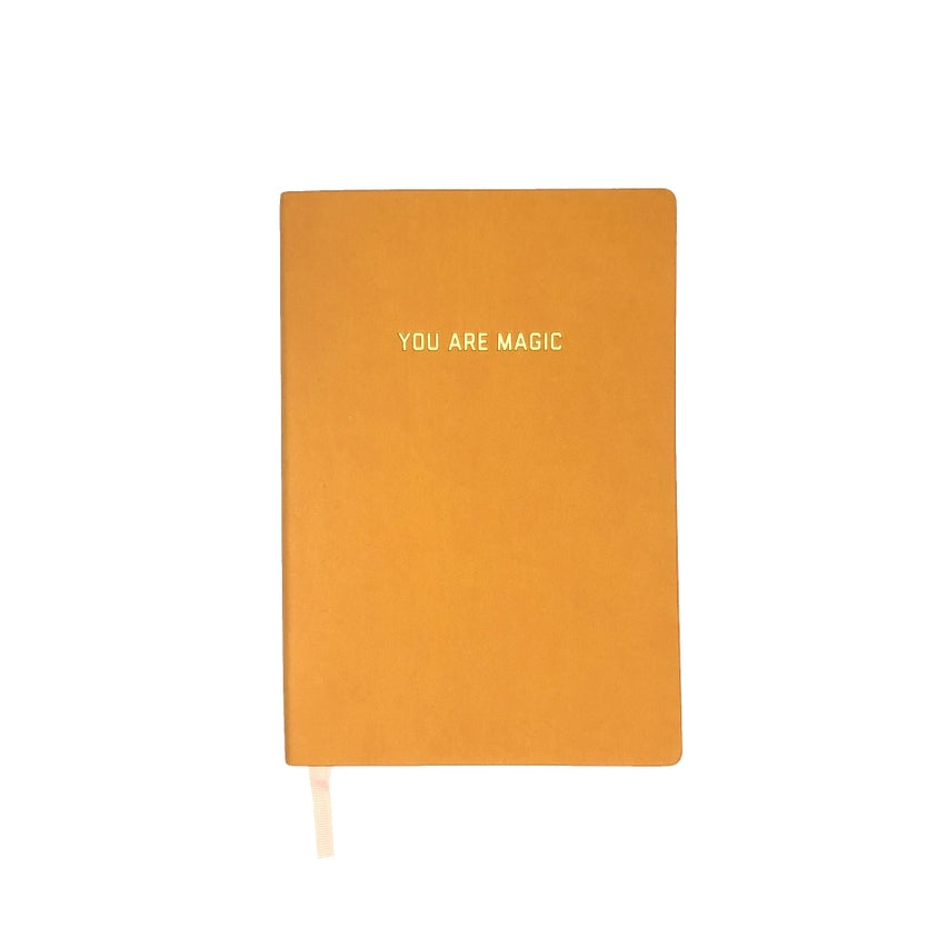 You Are Magic Blank Journal in Goldenrod