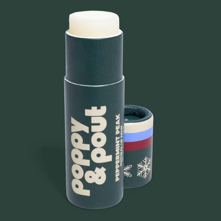 Lip Balm - Peppermint Peak Poppy & Pout