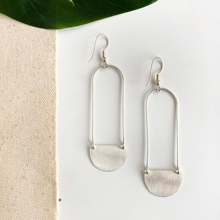 Aliya Earrings in Silver