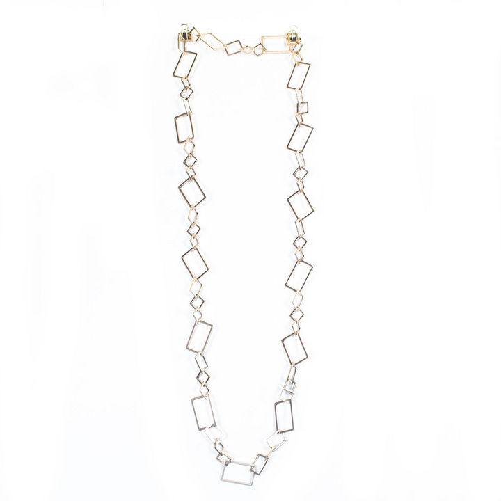 Chain of Small Boxes Necklace