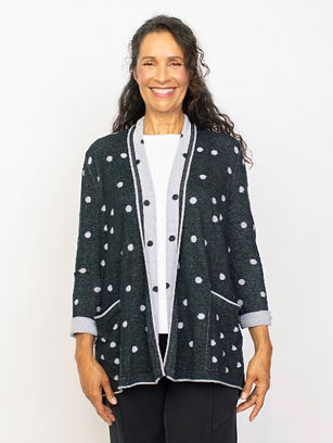Double Faced Cotton Cardigan