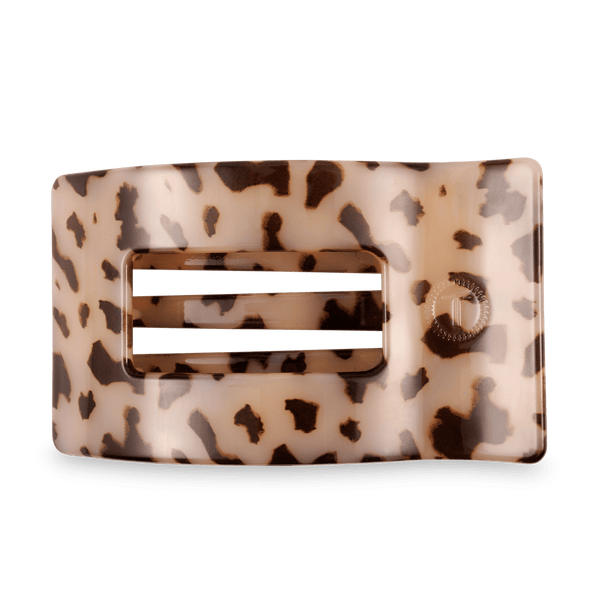 Rectangle Flat Hair Clip | Large | Blonde Tortoise