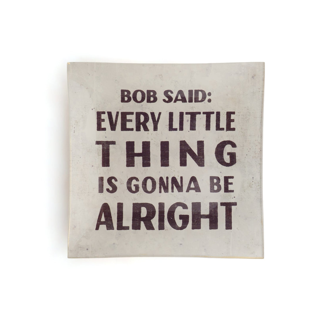 Square Decoupage Plate 6" x 6" - Every Little Thing