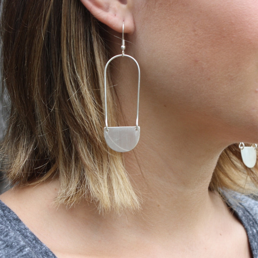Aliya Earrings in Silver