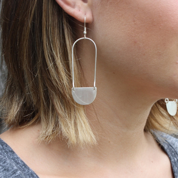 Aliya Earrings in Silver