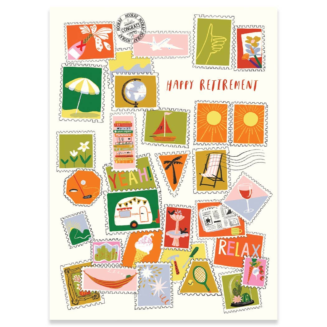 Retirement Stamps Retirement Card