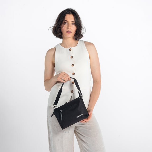 Mei AT | Travel Trio Crossbody - Carbon Black