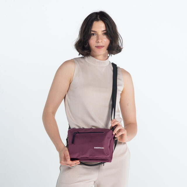 Mei AT | Travel Trio Crossbody - Smoky Orchid