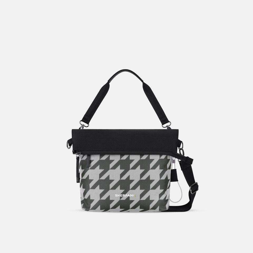 Vale AT Reversible Crossbody Bag -  Houndstooth