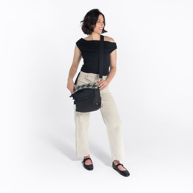 Vale AT Reversible Crossbody Bag -  Houndstooth