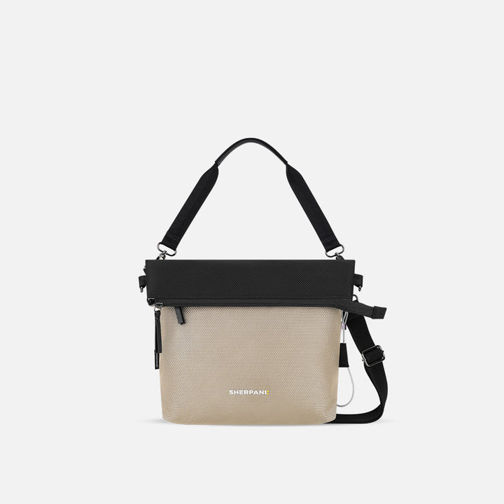 Vale AT Reversible Crossbody Bag - Straw Beige