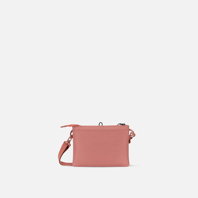 Zoom | Slim RFID Crossbody - Desert Pink