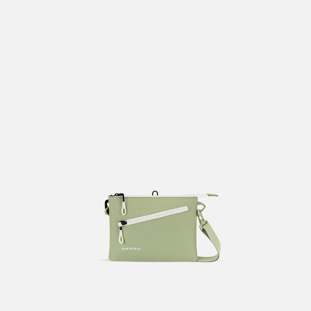 Zoom | Slim RFID Crossbody - Palm Green