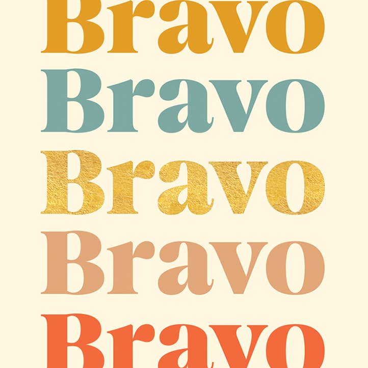 Bravo Congratulations Card
