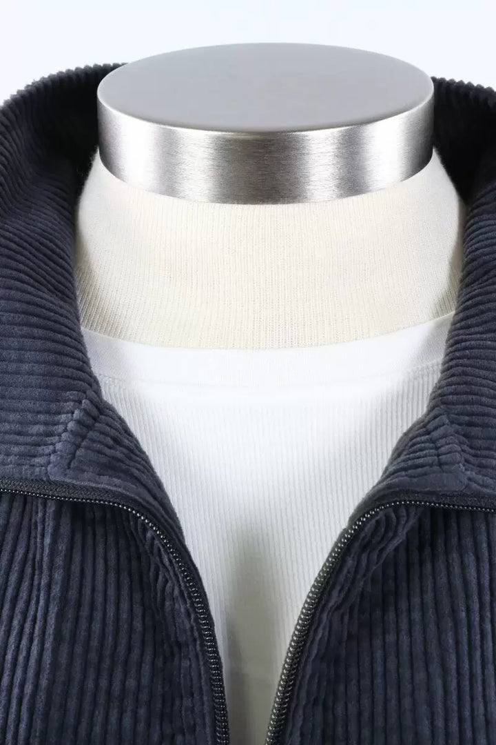 Corduroy Swing Vest in Black