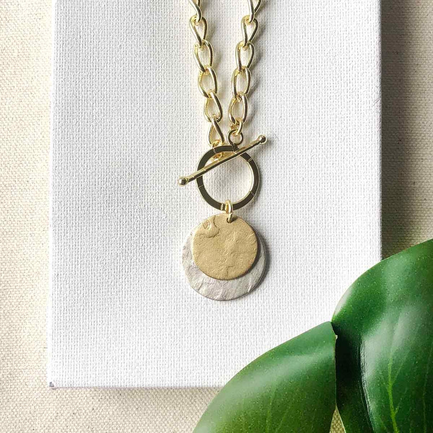 Gilded Moon Necklace