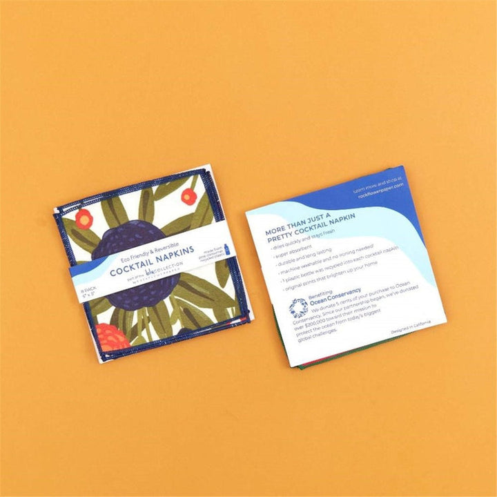 Harvest Sunshine Reusable Cocktail Napkins - Set of 8