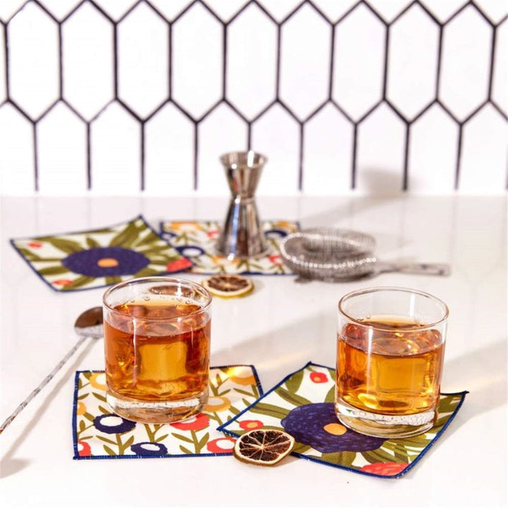 Harvest Sunshine Reusable Cocktail Napkins - Set of 8