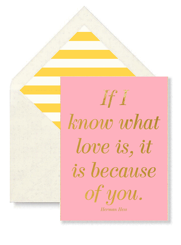 'If I Know What Love Is' Greeting Card