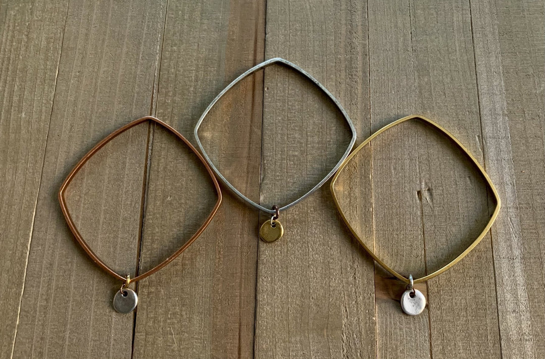 Metal Bangle Bracelet Set
