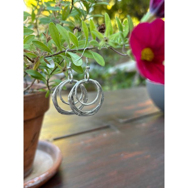 Triple Hoop Bohemian Earrings