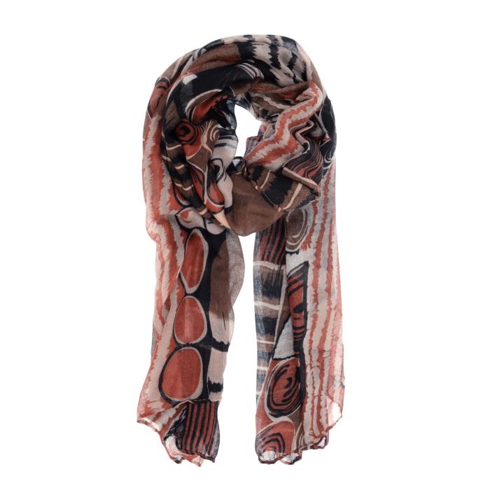 Circle Scarf in Brown