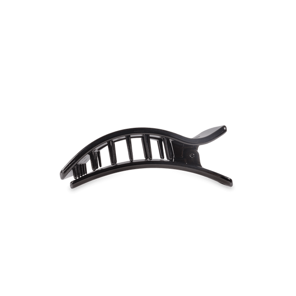 Rectangle Flat Hair Clip | Small | Black