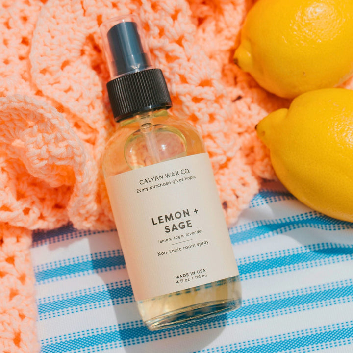 Lemon + Sage Non-Toxic Room Spray
