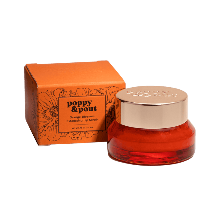 Lip Scrub - Orange Blossom Poppy & Pout