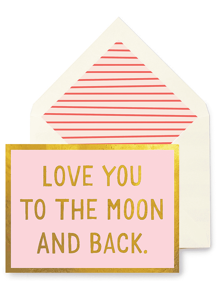 'Love You to the Moon and Back' Greeting Card