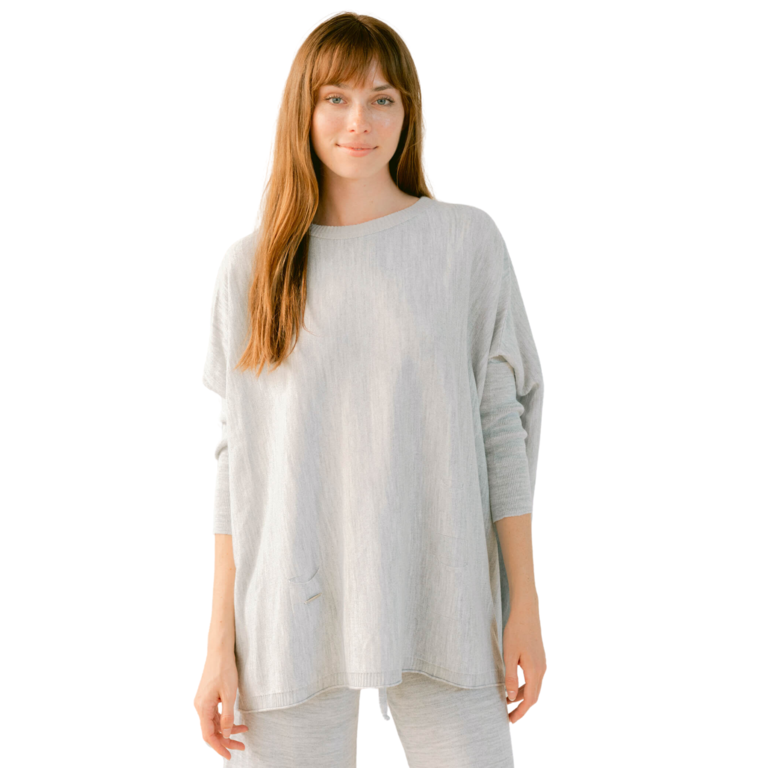 Catalina Sweater in Ash Grey