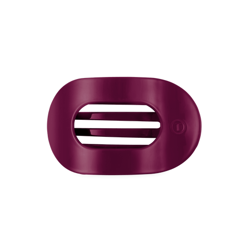 Round Flat Hair Clip | Medium | Mulberry