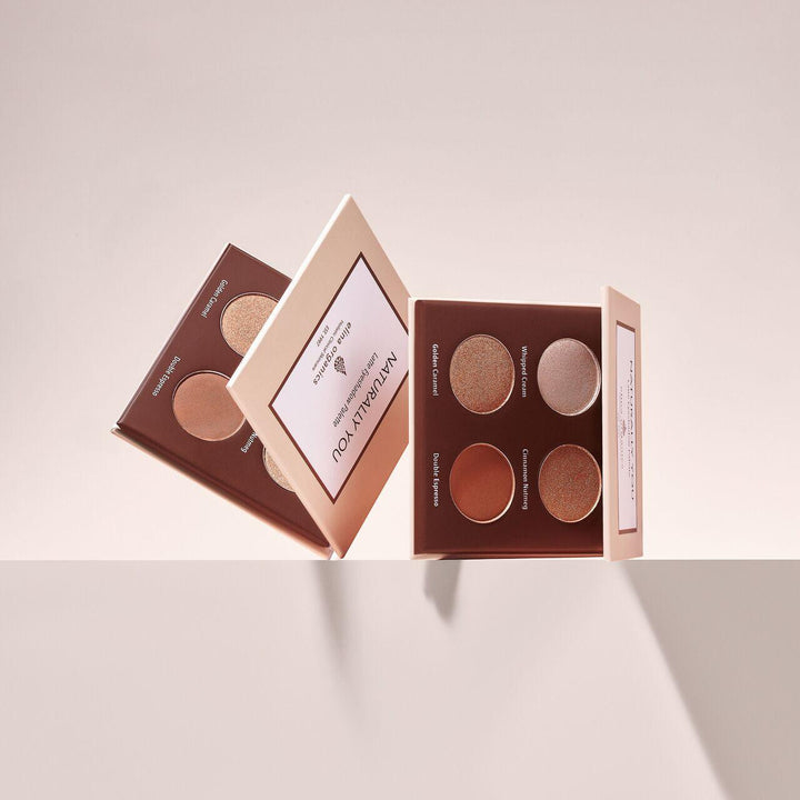 Naturally You Latte Eyeshadow Palette - Elina Organics