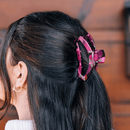 Open Hair Claw Clip | Medium | Garden Glam