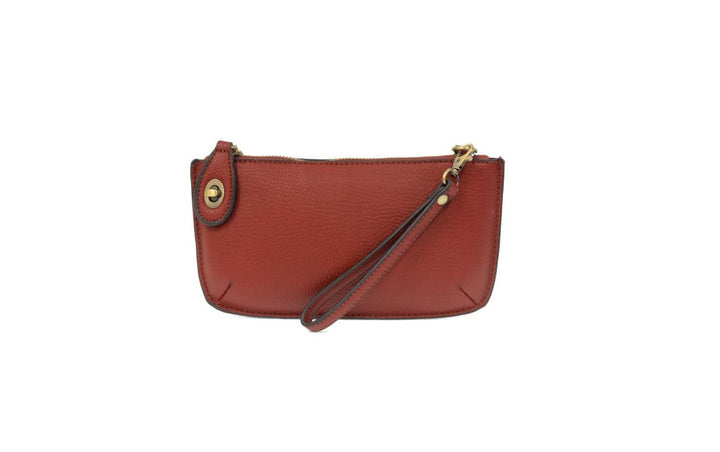 Crossbody Wristlet Clutch- Vegan Leather