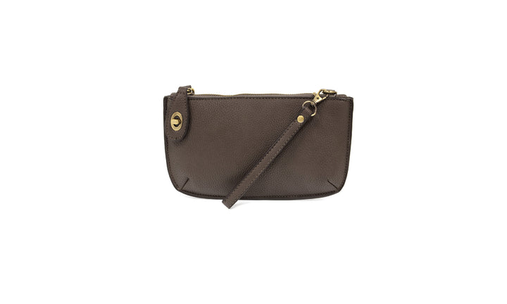 Crossbody Wristlet Clutch- Vegan Leather